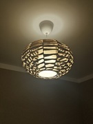 Lampa sufitowa zwisającą pleciona styl rustykalny boho