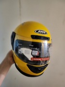 Żółty kask motocyklowy rozmiar L 59-61cm 