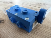 Szablon, przymiar, wzornik do wiercenia otworów