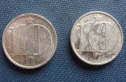 Moneta Czechosłowacja  10 Halerzy 1975