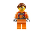lego figurka z zestawu 60155 strażniczka przybrzeżna