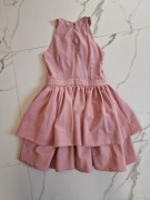 Forti Sukienka pudrowy róż r.36 dlugosc 75cm