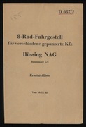 8-Rad-Fahrgestell für verschiedene gepanzerte Kfz, Büssing NAG