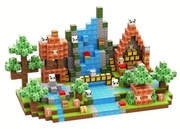 Klocki magnetyczne typu Minecraft Bloki 150szt i 4 figurki super zestaw!!!
