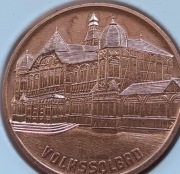 Medal , NRD 1200 Lat miasta BAD SALZUNGEN 775-1975 , 40 mm 