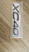 Emblemat Volvo XC40, znaczek na klapę Volvo XC40