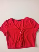 Shein krótki top bluzka rozpinana damska r XS 