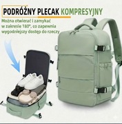 Plecak Próżniowy WIZZAIR RYANAIR 30L 40x25x20 + Pompka Elektryczna GRATIS