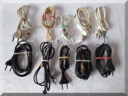 Przewody zasilające 230V - kabel zasilający AC zestaw 10sztuk