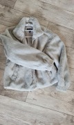 New Look szara pluszowa milutka kurtka S