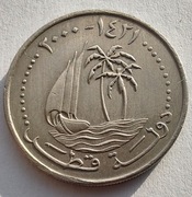 KATAR Qatar 50 Dirhams 2000 ŁADNA