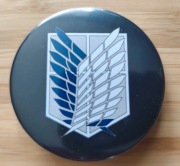 Przypinka zwiadowców Anime Atak Tytanów AOT 56mm Shingeki no Kyojin Manga