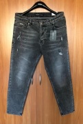 Nowe męskie spodnie skinny dekatyzowane 36