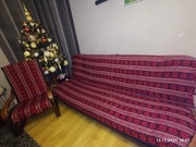 Vintage handmade narzuta na łóżko tapczan fotele gobelinowa tkana ręcznie 