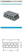 Pustak stropowy CZAMANINEK K9/16 60EU 63szt 