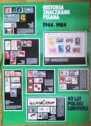 Plakat filatelistyczny - Historia znaczkami pisana