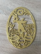 Witraż z wielkanocnym obrazkiem