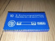 Bezpiecznik: SIBA 200mA; 500VAC; 6,3X32MM