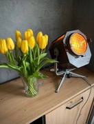 Lampa reflektor teatralny PRL loft Vintage industrial 