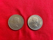 2 szylingi two shillings (floren) 1963 1966 rok Wielka Brytania