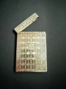 Wizytownik papierośnica srebro Birmingham 1836 r. złotnik Taylor & Perry 