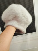 Duża ciepła milutka gruba czapka beret nowy