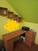 Biurko i półka wisząca 