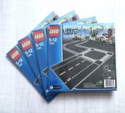 LEGO City 7280 PŁYTY KONSTRUKCYJNE Ulica Odcinek prosty i skrzyżowanie NOWE