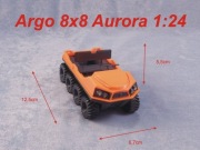 Argo 8x8 Aurora amfibia ATV 1:24