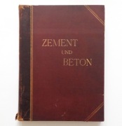 Zement und Beton 1910 H. Halbjahr – półrocznik periodyk techniczny