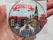 Magnes na lodówkę POLSKA Poznań koziołki rynek bamberka