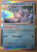 Dewgong (POR 019) - Holo - najtaniej na Allegro