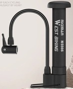 Pompka rowerowa czarna +3 końcówki