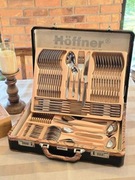 Walizka sztućce motyw węża 