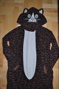 268^  Kot Lampart Puma strój przebranie piżama 13/14 Lat_ 158/164  cm 