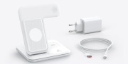 Stacja ładująca indukcyjna 3w1 Biała do iPhone, Apple Watch, AirPods