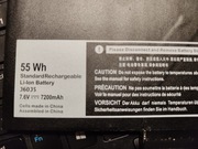 Oryginalna bateria do Dell Latitude 7470, sprawna, 65% pojemności