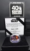THE EMPIRE STRIKES BACK-40ANNIVERSARY:MOVIE POSTER-SREBNA MONETA GRATKA!
