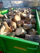 Drewno opałowe sosna pocięta w klocki