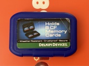 Delkin Devices wodoodporne etui na 4 karty pamięci CF / CFast 