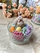 Wielkanocna zapachowa świeca sojowa Zając z jajkiem 300 g prezent