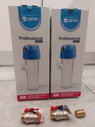 Korpus USTM EMI komplet 10" 1/2" + zawór kulowy 1/2 + nypel mosiężny 1/2