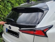 Spojler na klapę bagażnika Lexus NX przedlift czarny połysk