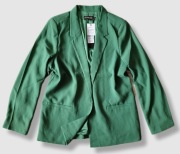 Soaked in Luxury Shirley medium green Żakiet zielony długi rękaw XL 42