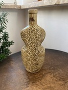 Wysoka butelka wazon vintage Mirostowice PRL