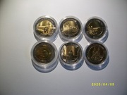 5 zł x 5   serii "Odkryj Polskę" + 1x 100 lecie niepodległości + 2 xfolder 