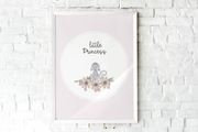 Plakat/Obraz ozdobnyA4 dziecięcy "little princess"
