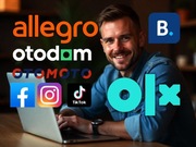 Wystawianie Dodawanie Ogłoszeń Ofert Allegro Ads OLX Otomoto Otodom Booking