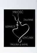 Miłość szczerość zaufanie obraz almost kiss Art 