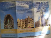 UNIKAT folder 100 lat obecności Księży Marianów na Pradze ul. Wileńska 69